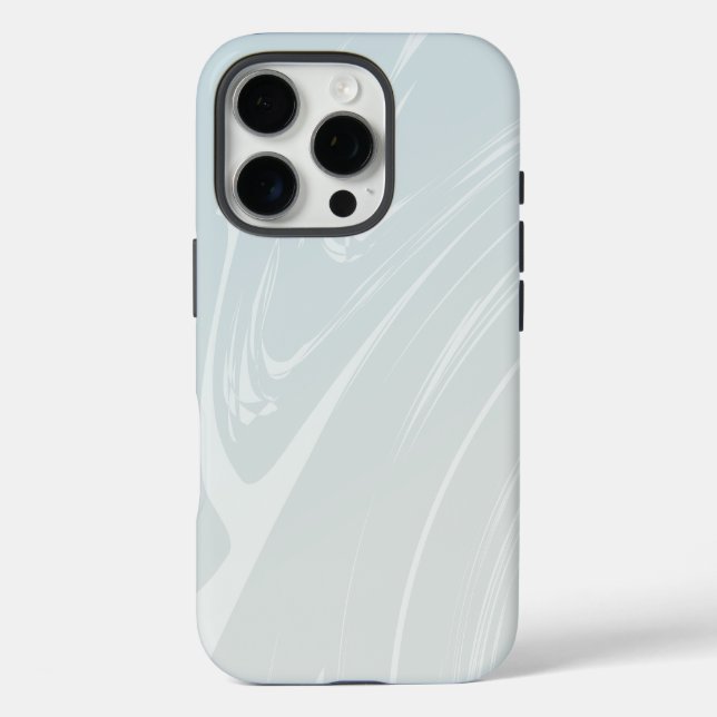 Funda iPhone 16 Pro Diseño del patrón de mármol abstracto (Reverso )