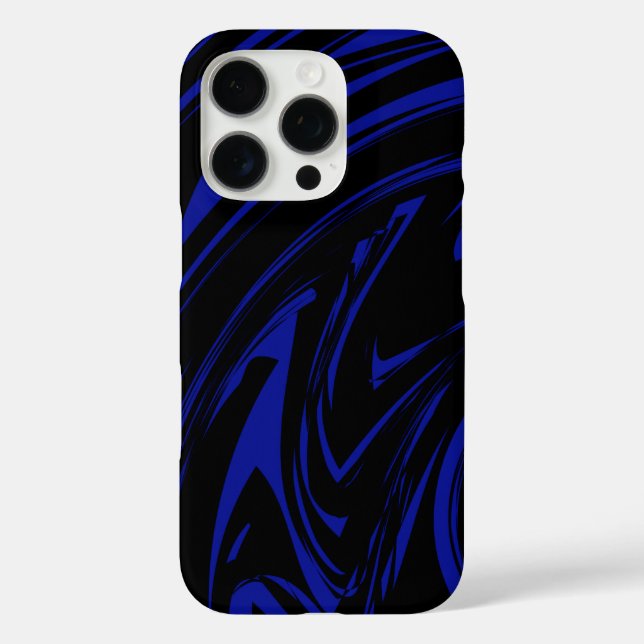 Funda iPhone 16 Pro Diseño del patrón de mármol abstracto (Reverso )