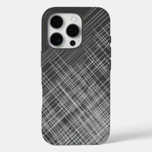 Funda iPhone 16 Pro Diseño elegante en gris oscuro