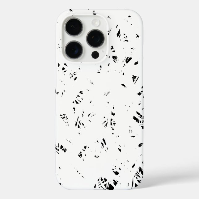 Funda iPhone 16 Pro Diseño en blanco y negro (Reverso )