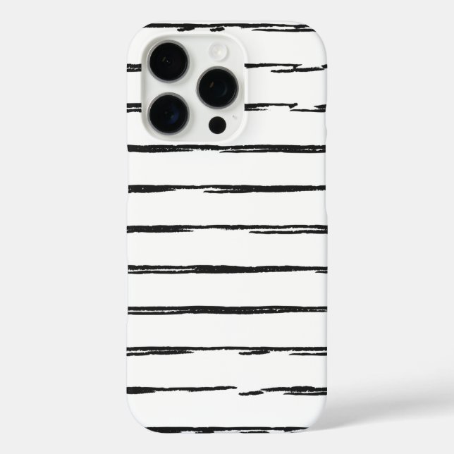 Funda iPhone 16 Pro Diseño en blanco y negro (Reverso )