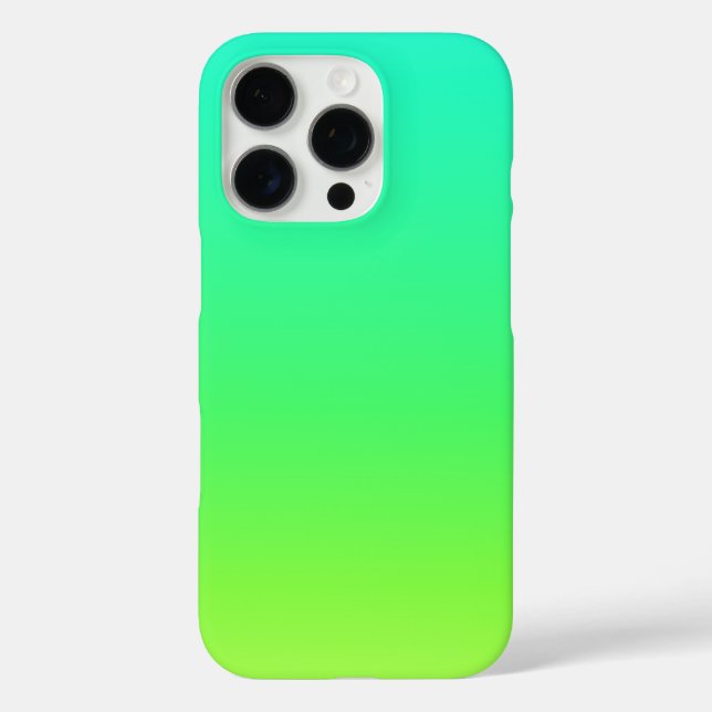 Funda iPhone 16 Pro Diseño luminoso de Ombre (Reverso )