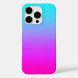 Funda iPhone 16 Pro Diseño luminoso de Ombre