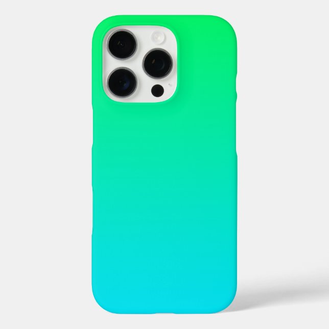 Funda iPhone 16 Pro Diseño luminoso de Ombre (Reverso )