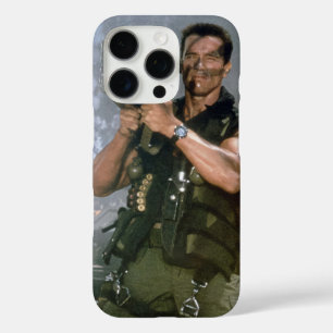 Funda iPhone 16 Pro Disparo de cohetes de Arnold Schwarzeneger