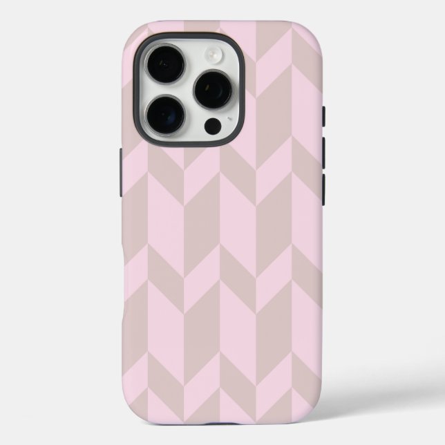 Funda iPhone 16 Pro Doble flecha de dos tonos de negrita Tinta Tinta T (Reverso )