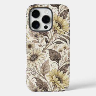 Funda iPhone 16 Pro Dreamed Sunflowers Art Nouveau