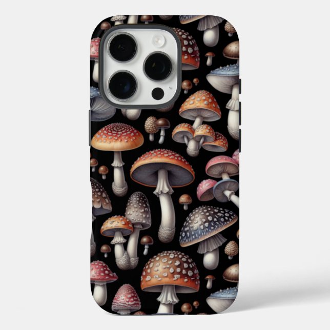 Funda iPhone 16 Pro Dreamy Mushrooms (Reverso )