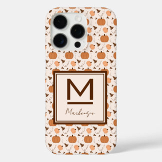 Funda iPhone 16 Pro Dulce Patrón de Calabaza