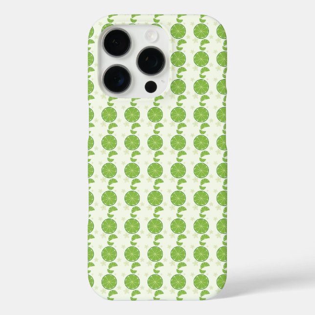 Funda iPhone 16 Pro Dulce Patrón de Lima (Reverso )