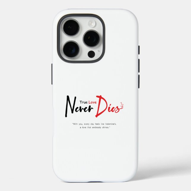Funda iPhone 16 Pro El amor verdadero nunca muere (Reverso )