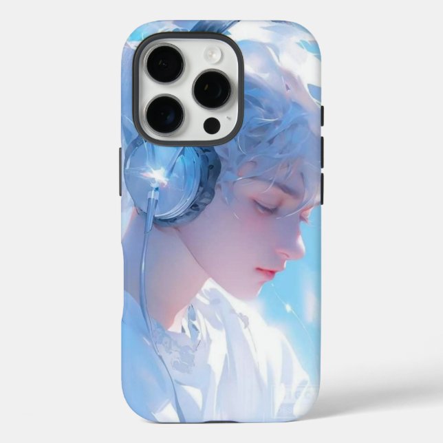 Funda iPhone 16 Pro El arte de escuchar música (Reverso )