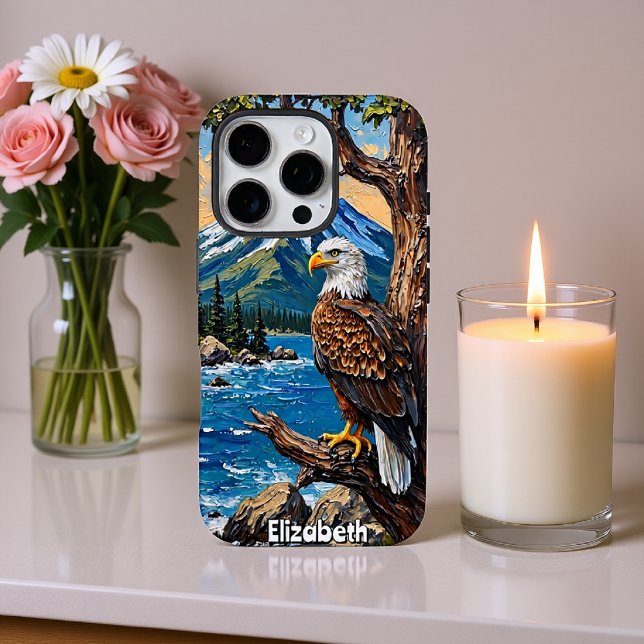 Funda iPhone 16 Pro El borde del océano: águila y pico (Subido por el creador)