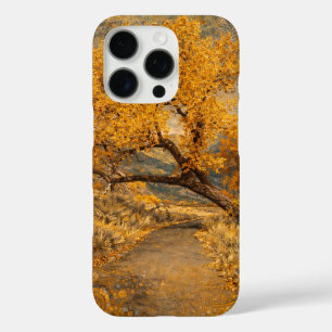 Funda iPhone 16 Pro El Camino Dorado inspirado en Klimt