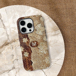 Funda iPhone 16 Pro El cuero del país occidental de las mujeres en enc