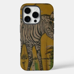 Funda iPhone 16 Pro El Espíritu Serengeti: Zebra Grazing en Mara
