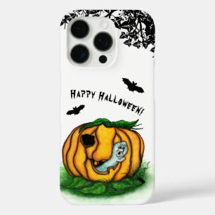 Funda iPhone 16 Pro El fantasma de Halloween , Bat , Ghost y Spider