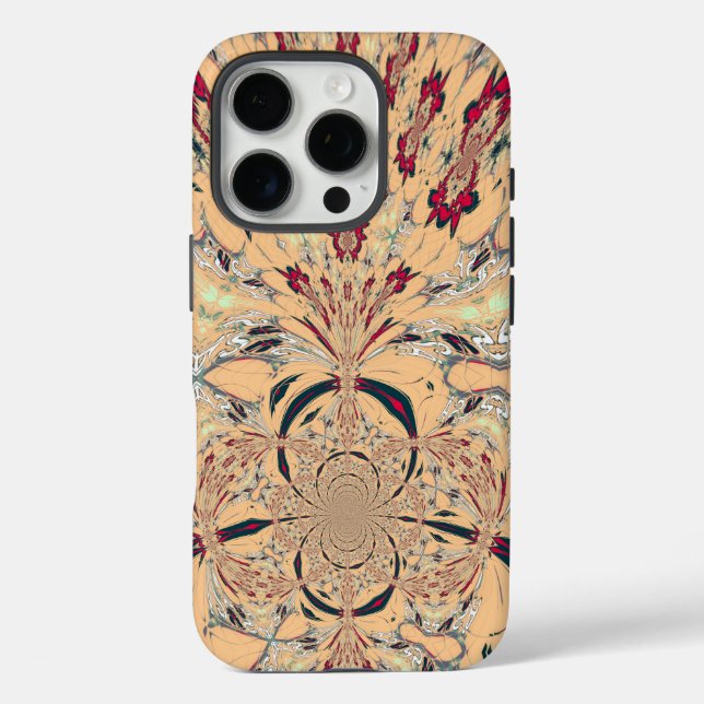 Funda iPhone 16 Pro El vibrante Kaleidoscope africano: Un delicioso vi (Reverso )