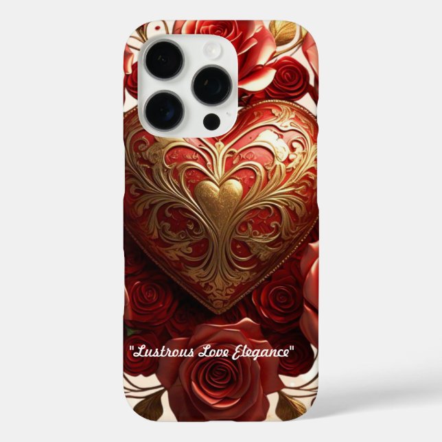 Funda iPhone 16 Pro "Elegancia de Rosa Radiante" (Reverso )