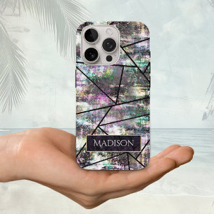 Funda iPhone 16 Pro Elegante purpurina irrisoria