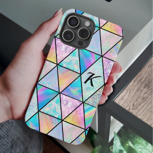 Funda iPhone 16 Pro Elegante y holográfico colorido