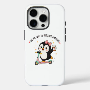 Funda iPhone 16 Pro Emociones, Ganso Tonto, Regalo de Consejero