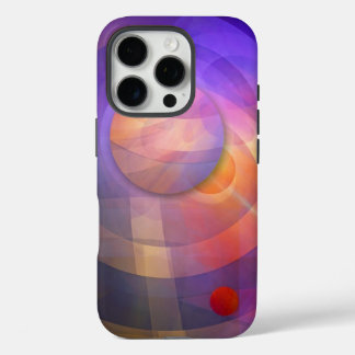 Funda iPhone 16 Pro Energía solar, abstracto artístico