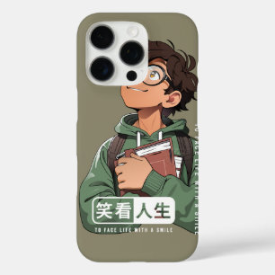 Funda iPhone 16 Pro Enfrenta la vida con una sonrisa