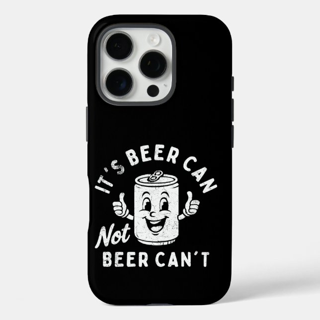 Funda iPhone 16 Pro Es que la cerveza no puede ser no divertido beber  (Reverso )