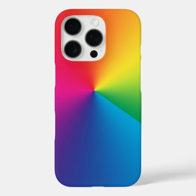 Funda iPhone 16 Pro Espectro arcoiris (Reverso )