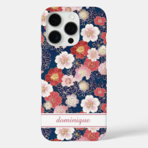 Estampado Floral Rosa Japonés Monogramado