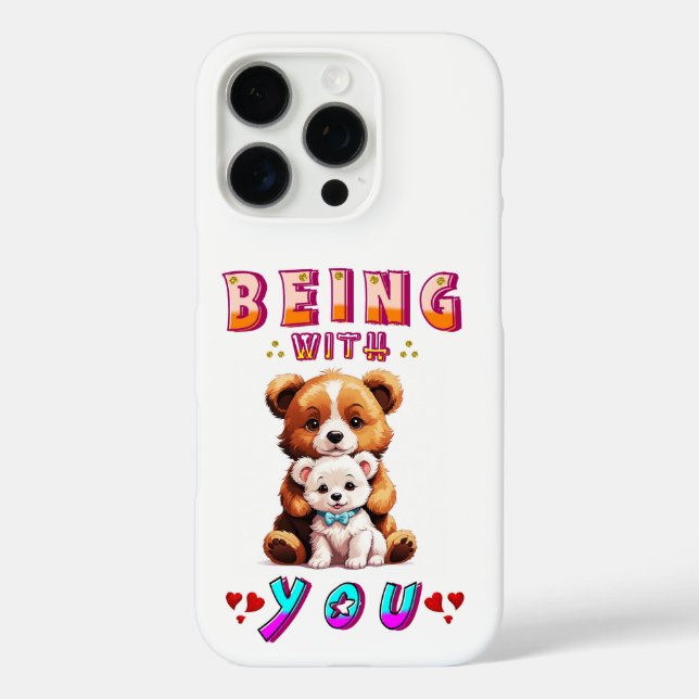 Funda iPhone 16 Pro Estar contigo (Reverso )