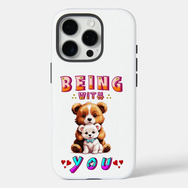 Funda iPhone 16 Pro Estar contigo (Reverso )