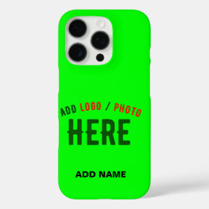 FUNDA iPhone 16 PRO ESTILO PERSONALIZADO MODERNO NEON VERIFICADO VERIF
