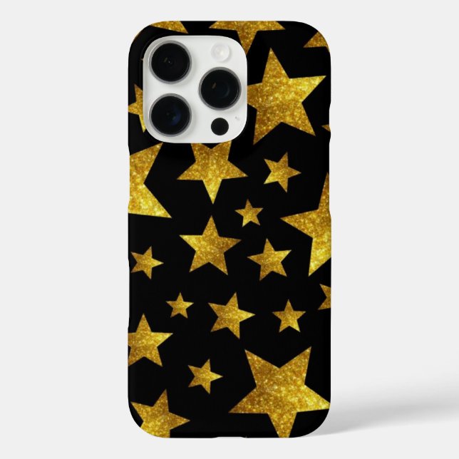 Funda iPhone 16 Pro estrella dorada (Reverso )
