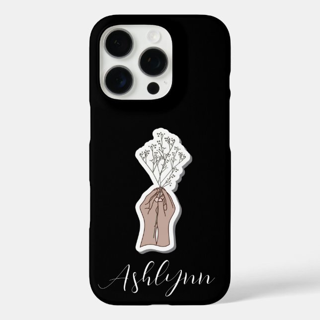 Funda iPhone 16 Pro Estuche Baby Breath Flowers iPhone / iPad (Reverso )