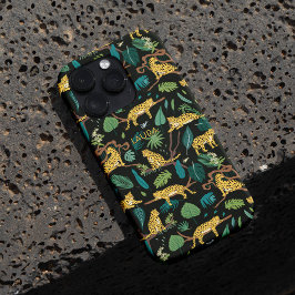Funda iPhone 16 Pro Estuche Cute Fun Cheetah Leopard Jungle iPhone / i