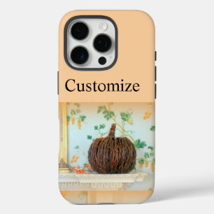 Funda iPhone 16 Pro estuche de iphone de la cesta de calabaza colonial