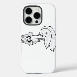 Funda iPhone 16 Pro estuche de teléfono chica fox