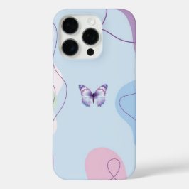 Funda iPhone 16 Pro Estuche de teléfono de mariposa