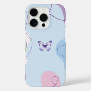 Funda iPhone 16 Pro Estuche de teléfono de mariposa