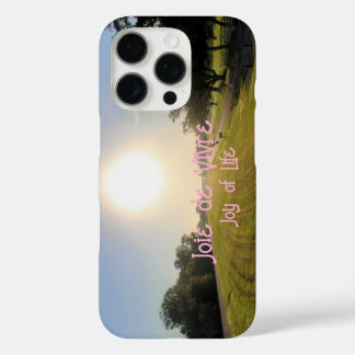 Funda iPhone 16 Pro Estuche Joie de Vivre Phone - Edición Rosa