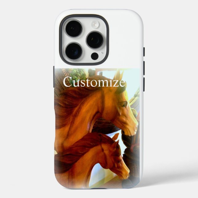 Funda iPhone 16 Pro estuche mare y pony iphone (Reverso )