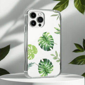 Funda iPhone 16 Pro Estuche Monstera Leaf Phone - Botánico Verde Tropi