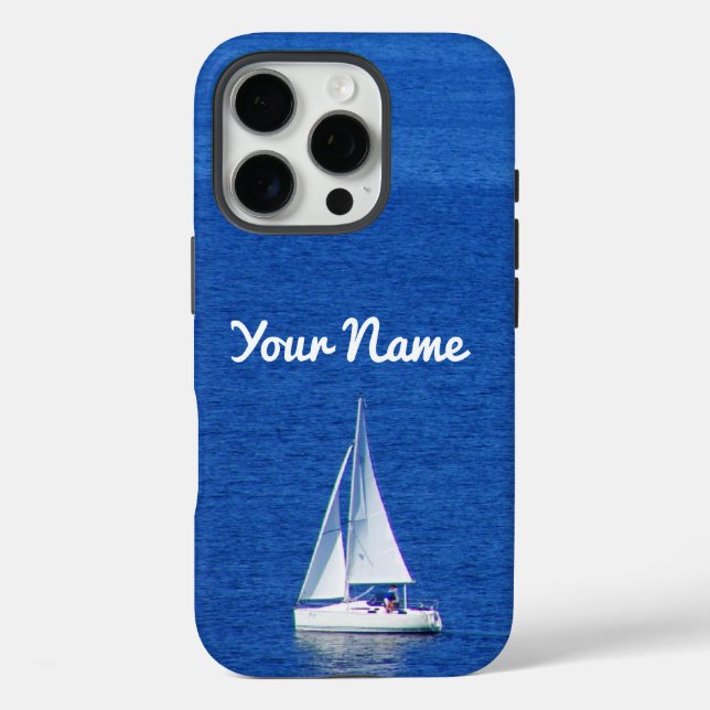 Funda iPhone 16 Pro Estuche Ocean Sailing para iPhone / iPad (Reverso )