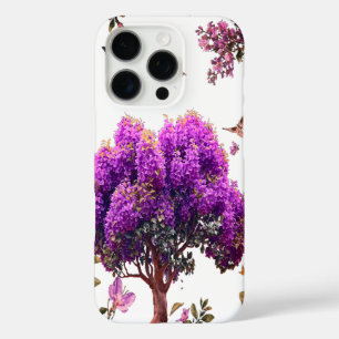 Funda iPhone 16 Pro Estuche para iPhone de árbol de mariposa mínima -