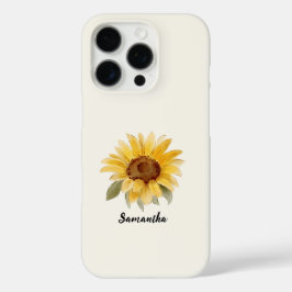 Funda iPhone 16 Pro Estuche para iPhone de girasol