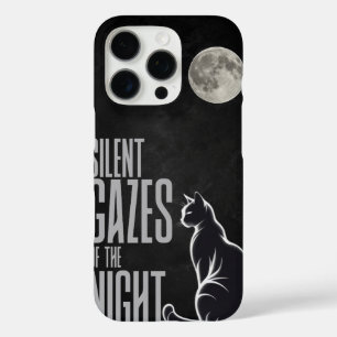 Funda iPhone 16 Pro Estuche para iPhone estético Cat & Moon"