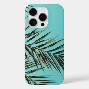 Funda iPhone 16 Pro Estuche para iPhone Palm Leaf - Cielo azul tropica