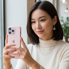 Funda iPhone 16 Pro Estuche para iPhone Pastel Pink personalizado con 